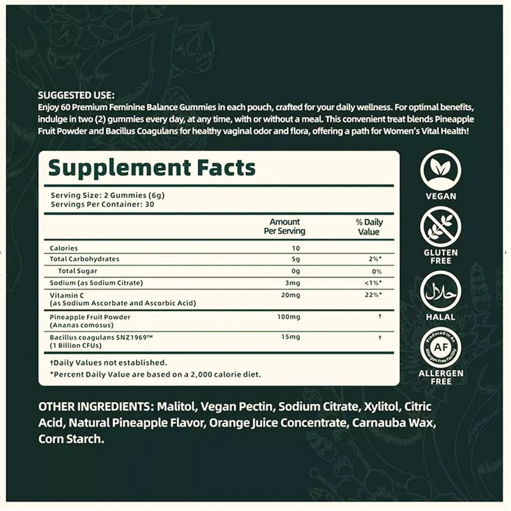 Vital Source - Feminine Balance Gummies